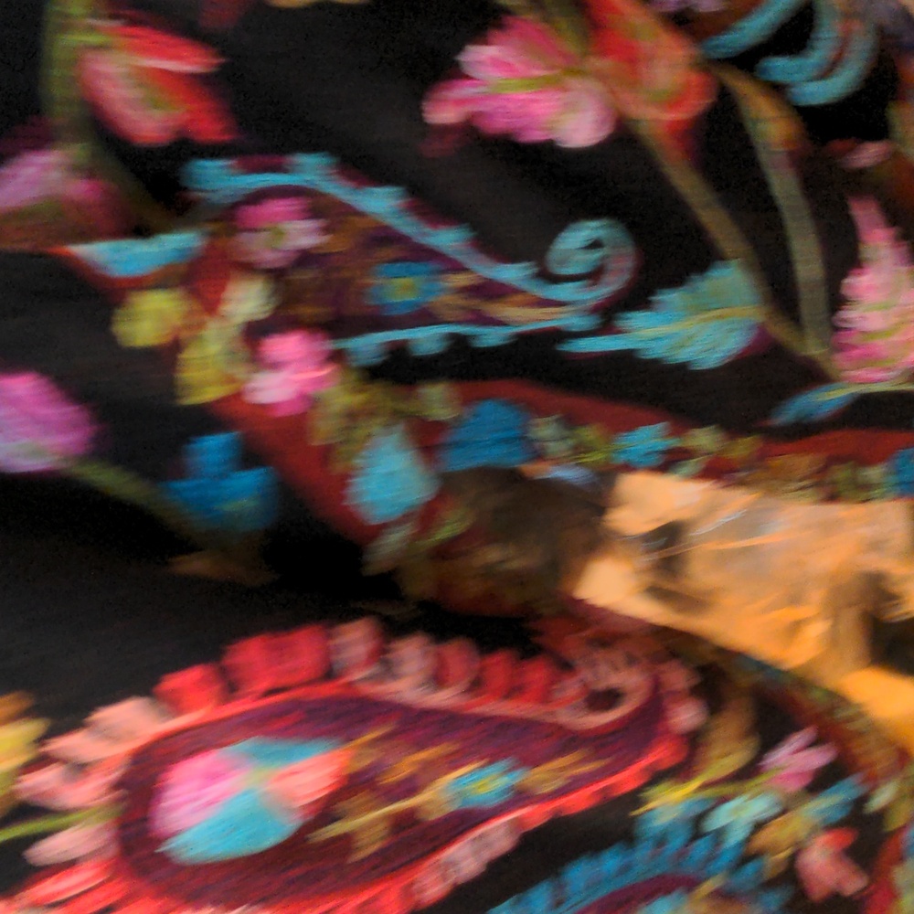 Soft Surroundings Size M Multicolor Topper Fringe… - image 4